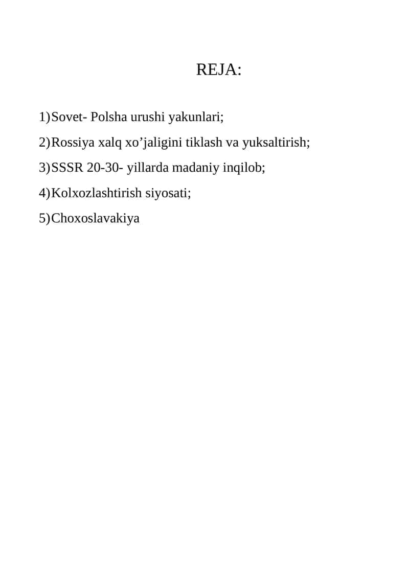 Sovet-Polsha urushi yakunlari 1