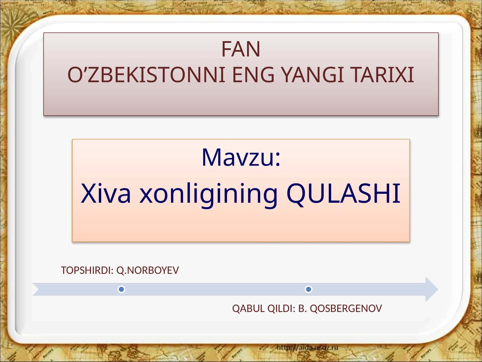 Xivaxonligining QULASHI 1