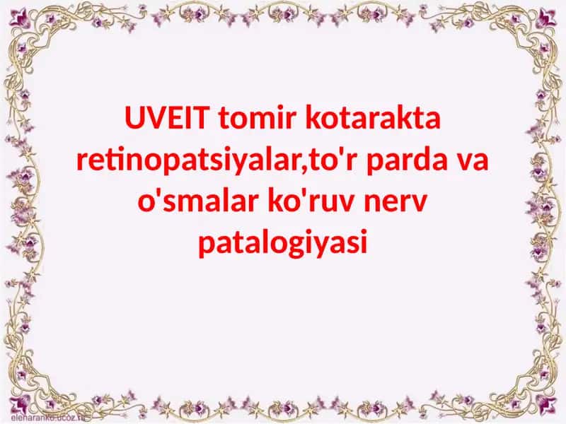 Uveit 1