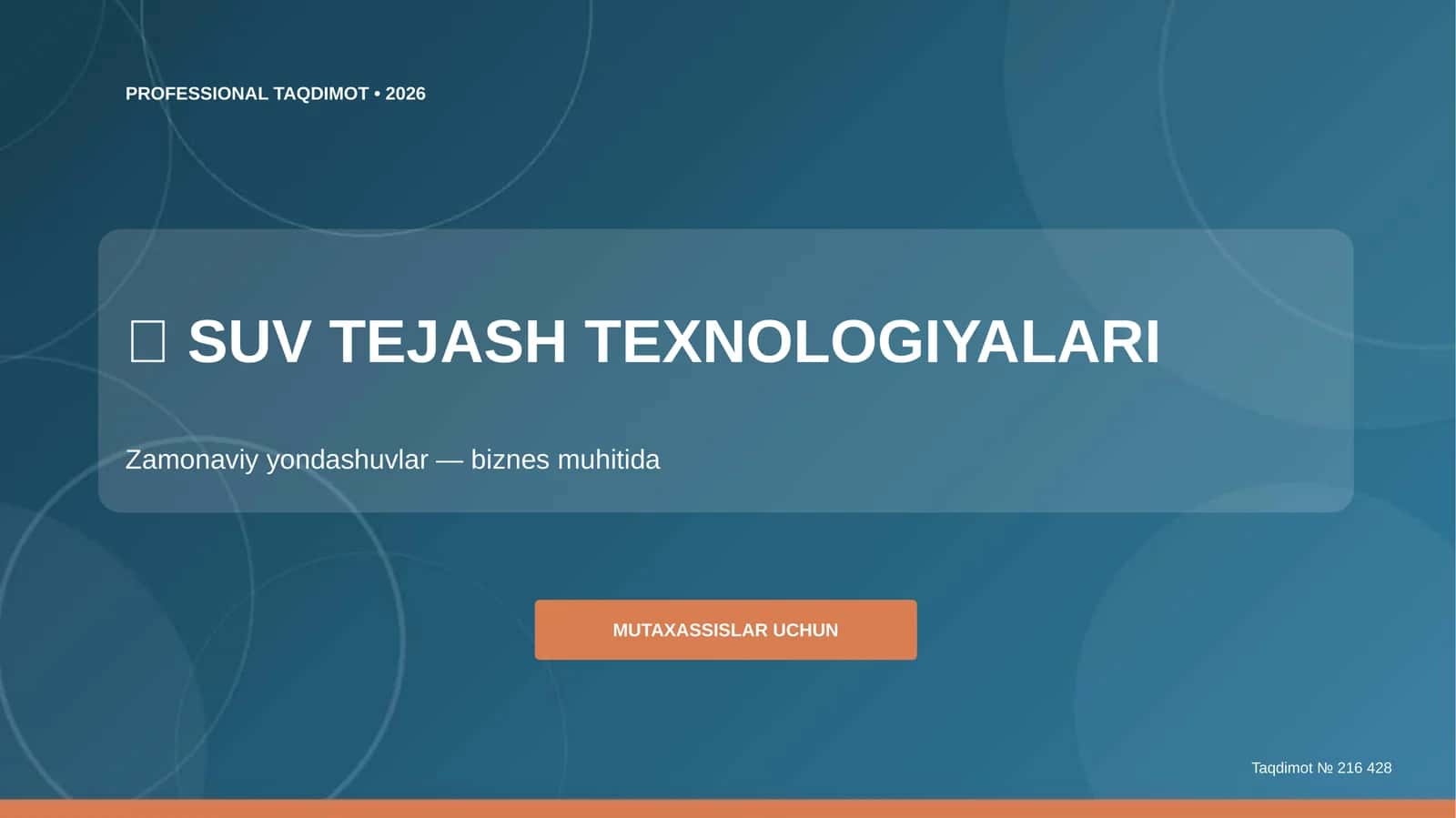 PROFESSIONAL TAQDIMOT • 2026 1