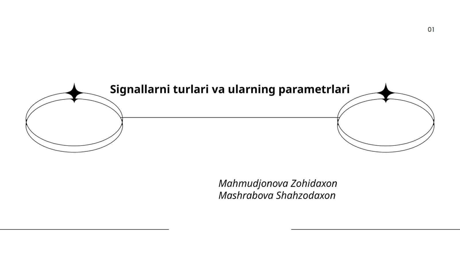 Signallarni turlari va ularning parametrlari 1