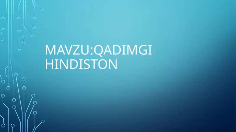 Qadimgi Hindiston 1