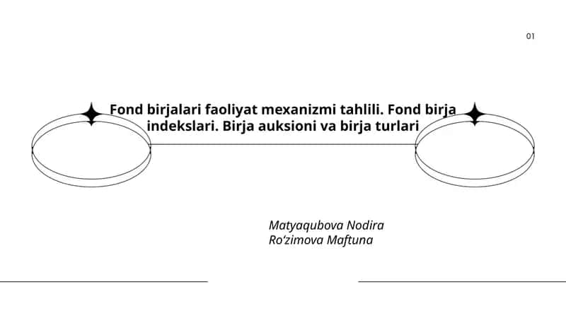 Fond birjalari faoliyat mexanizmi tahlili 1