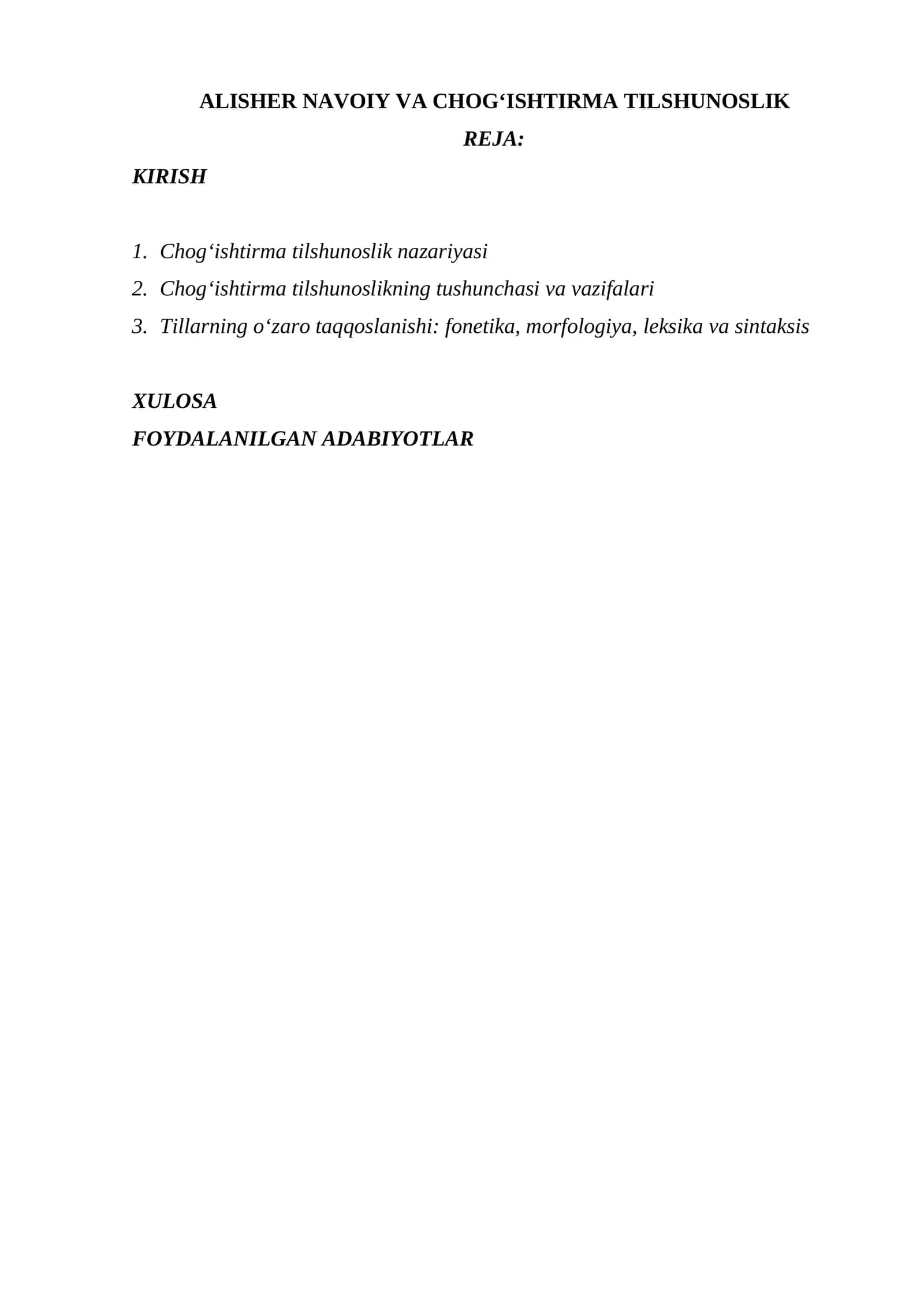 ALISHER NAVOIY VA CHOG‘ISHTIRMA TILSHUNOSLIK 1