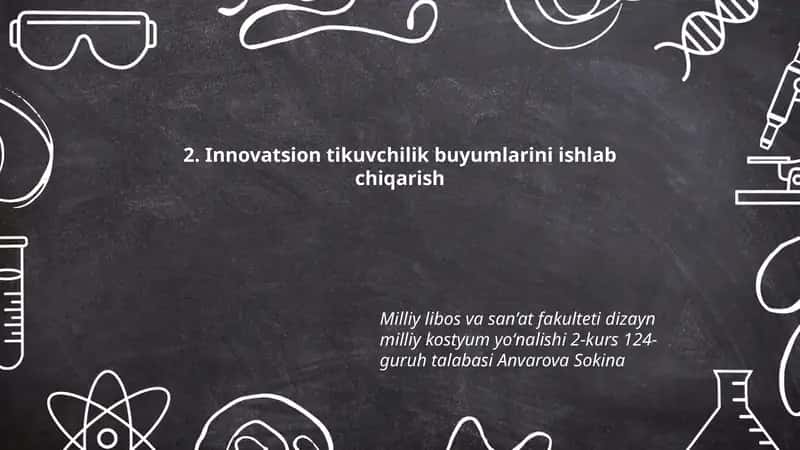 Innovatsion funksional matolar va ularning ishlab chiqarishga tatbiqi 1