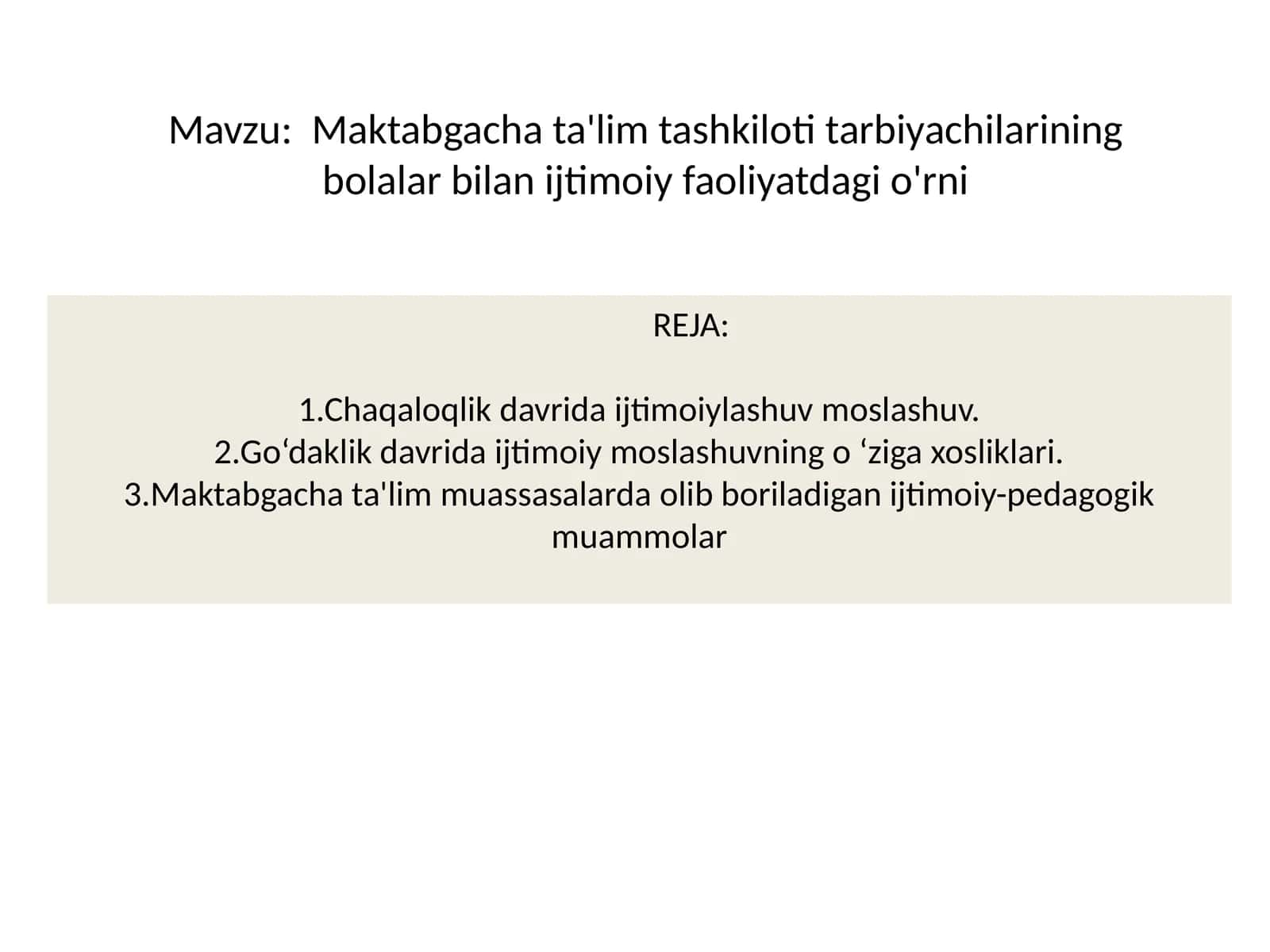 Bolalarni taraqqiy etishini tushuntirib berish 1