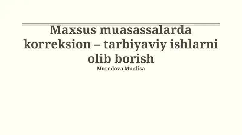 Samaralilikni baholash va istiqbolli yo'nalishlar 1