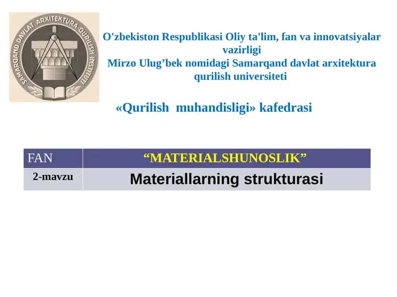 МАТЕRIALSHUNOSLIK 1