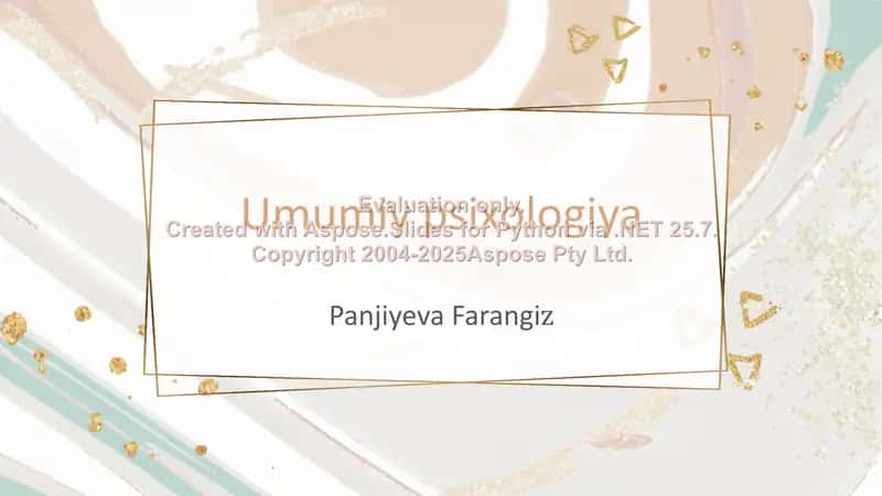 Umumiy psixologiya 1