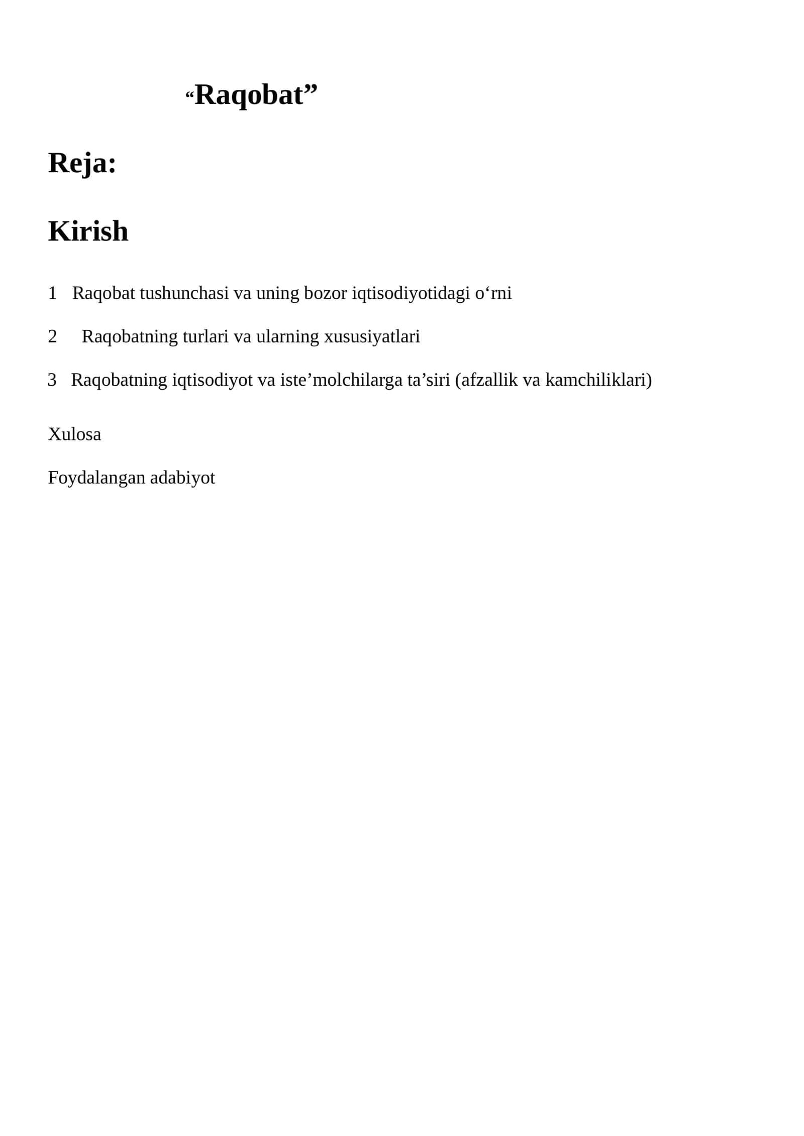 Raqobat 1
