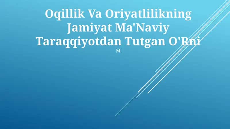 Ratsionallik va hurmatning mohiyati 1