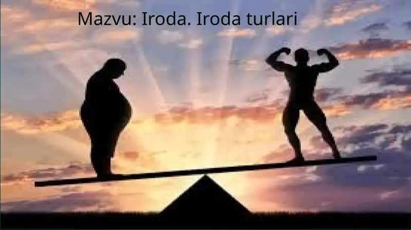 Iroda. Iroda turlari 1
