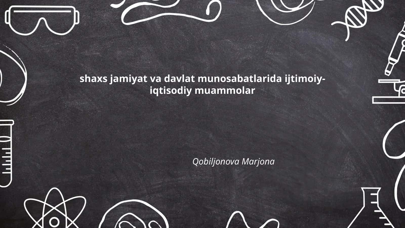 Ijtimoiy adolat va iqtisodiy tenglik 1