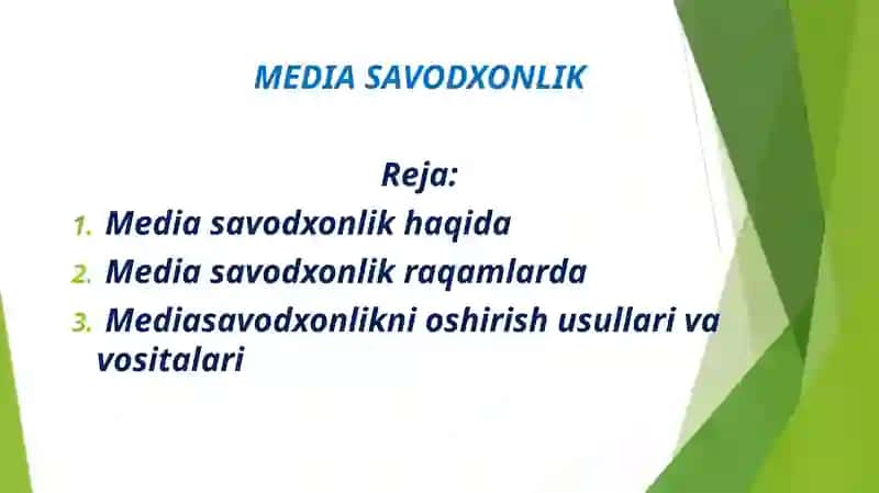 Mediasavodxonlik