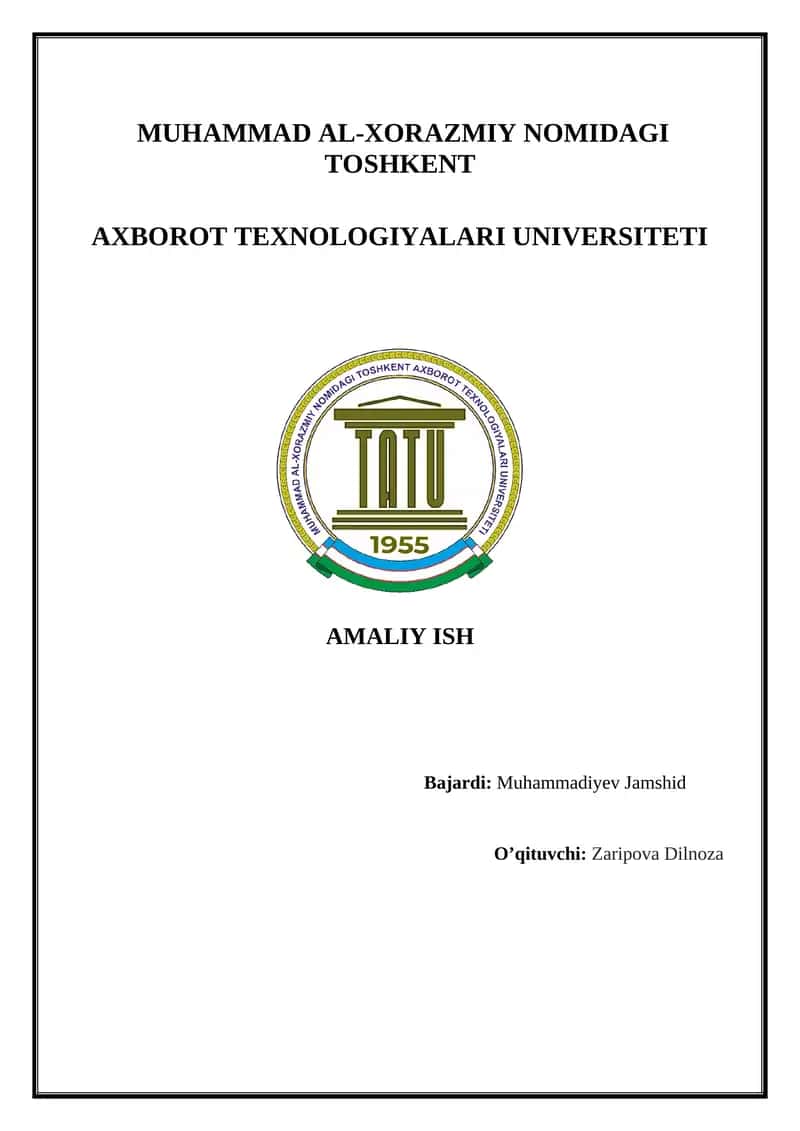 Ta'limning Amaldagi Shakllari 1
