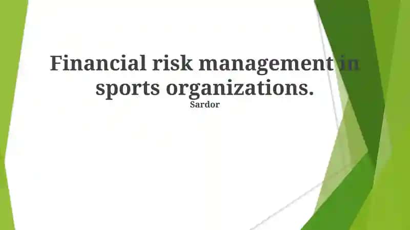Financial risk management in sports organizations