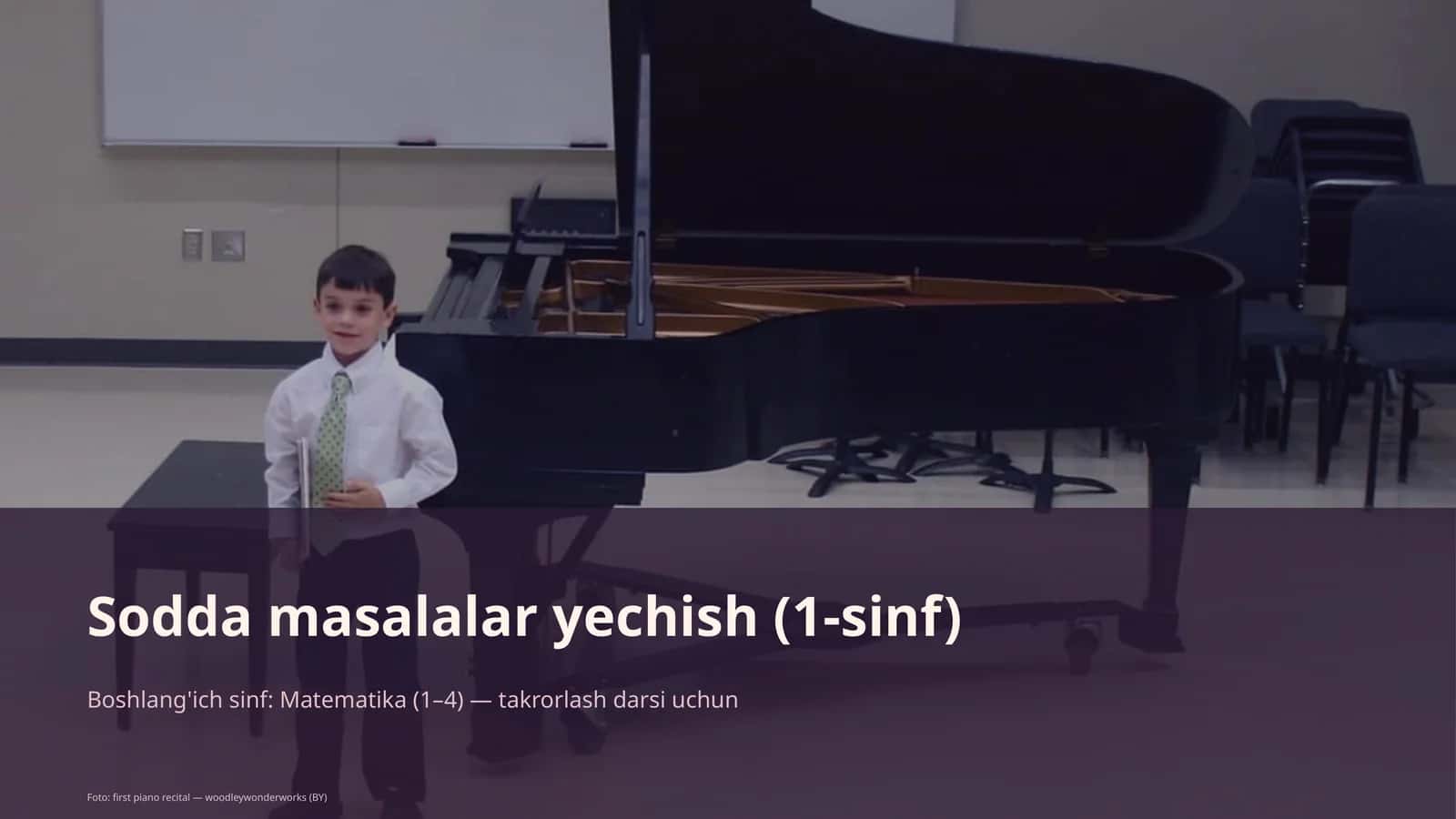 Sodda masalalar yechish (1-sinf) 1