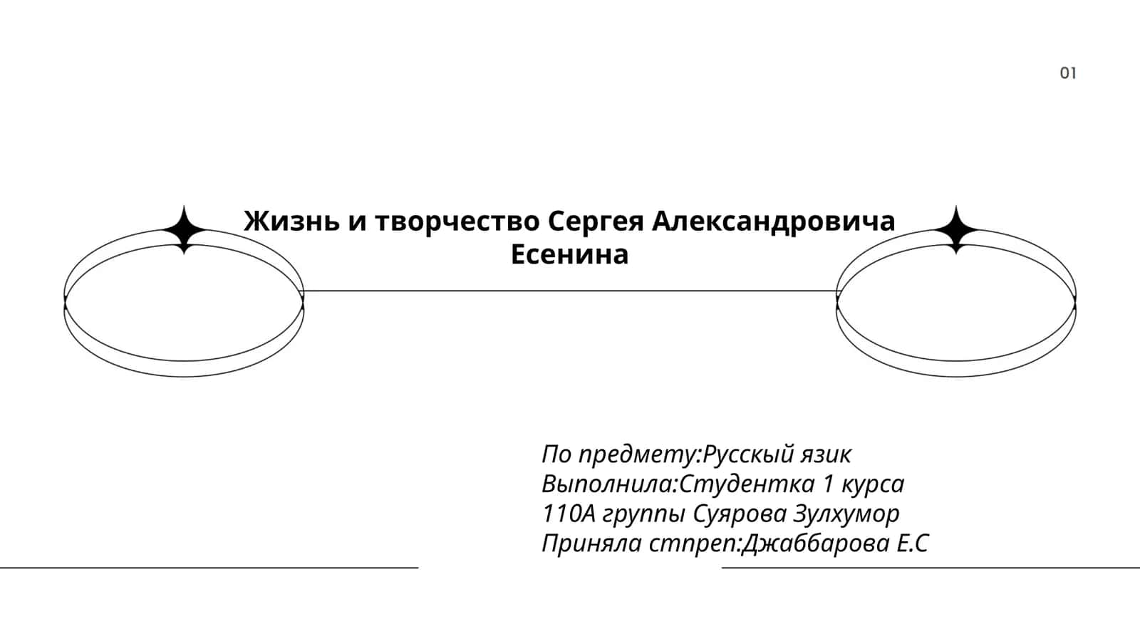 Жизнь и творчество Сергея Александровича Есенина 1