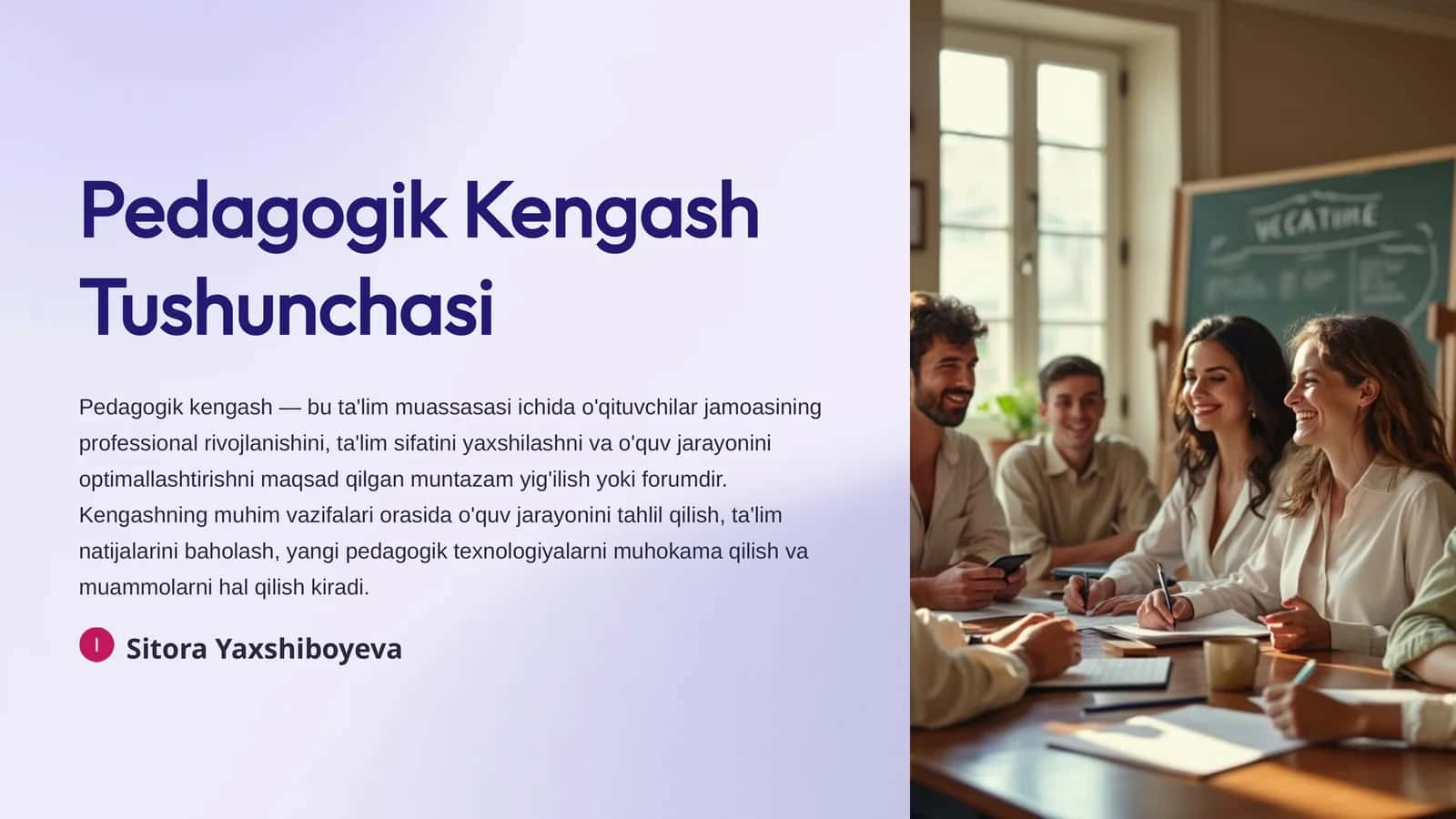 Pedagogik Kengash Tushunchasi 1