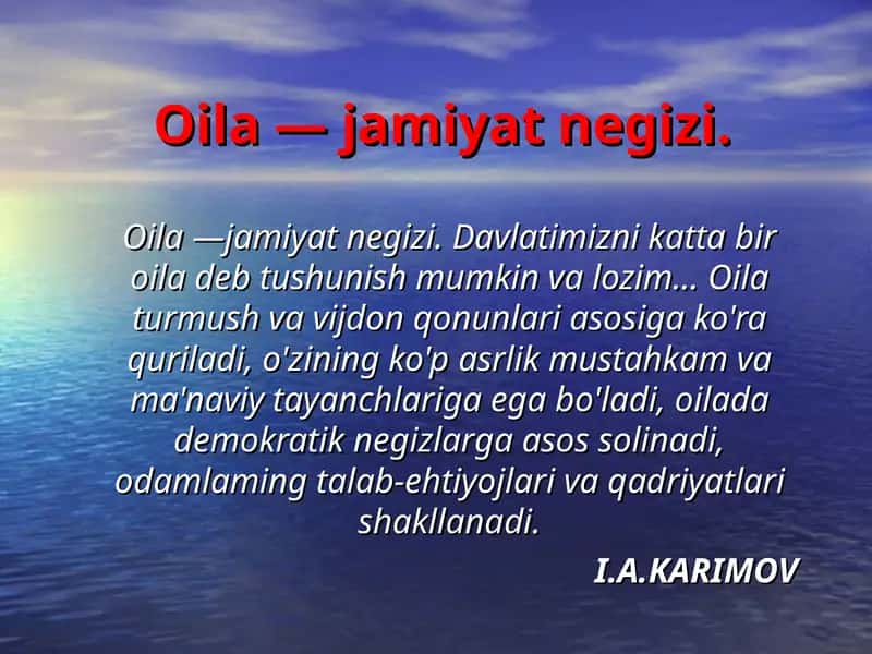 Oila va jamiyat 1