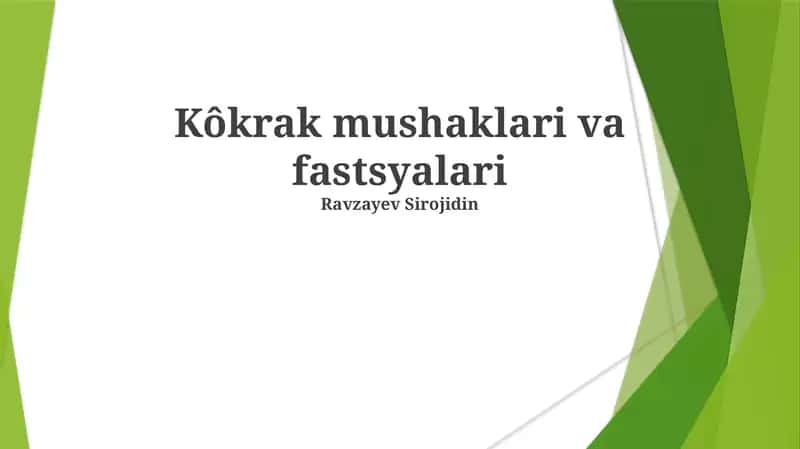 Kôkrak mushaklari va fastsyalari 1