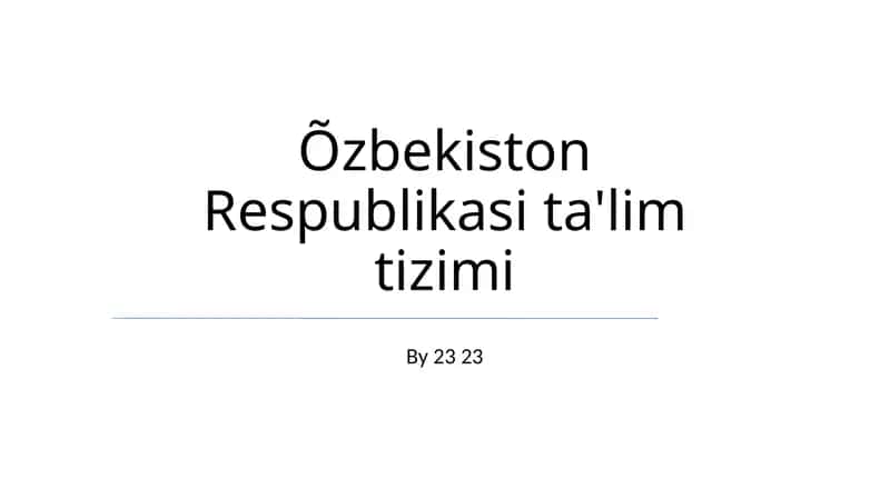 Oliy ta'lim 1