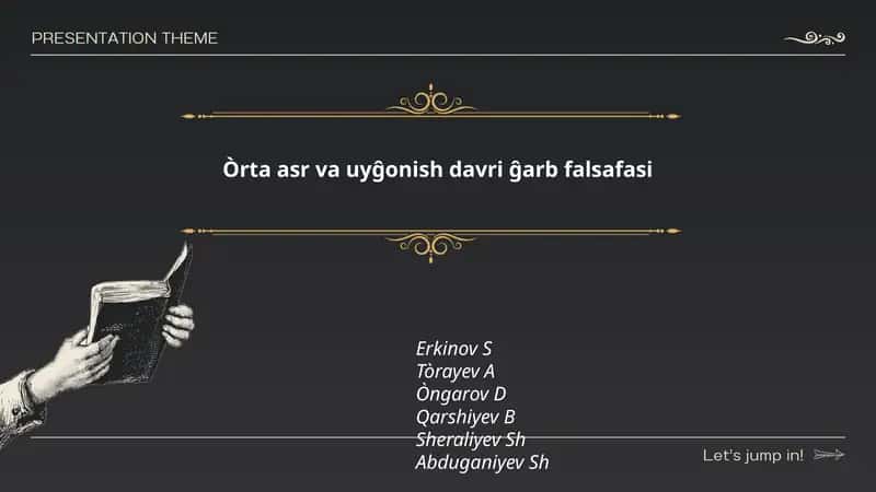 O'rta asrlar skolastik falsafasi 1