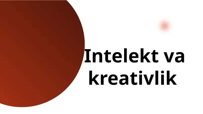 Intelektvakreativlik 1