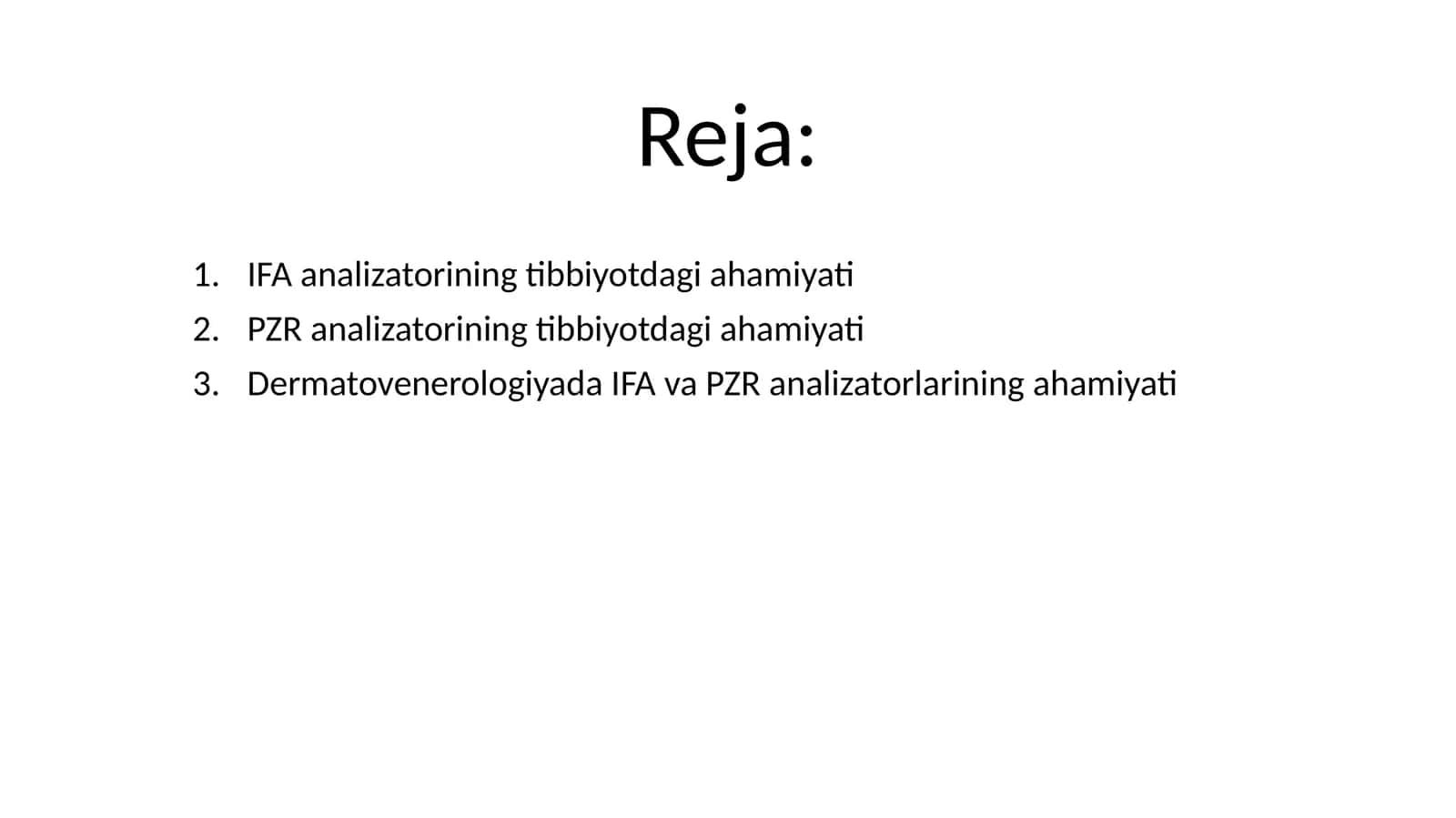IFA analizatorining tibbiyotdagi ahamiyati 1