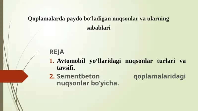 Ishlab chiqarish nuqsonlari 1