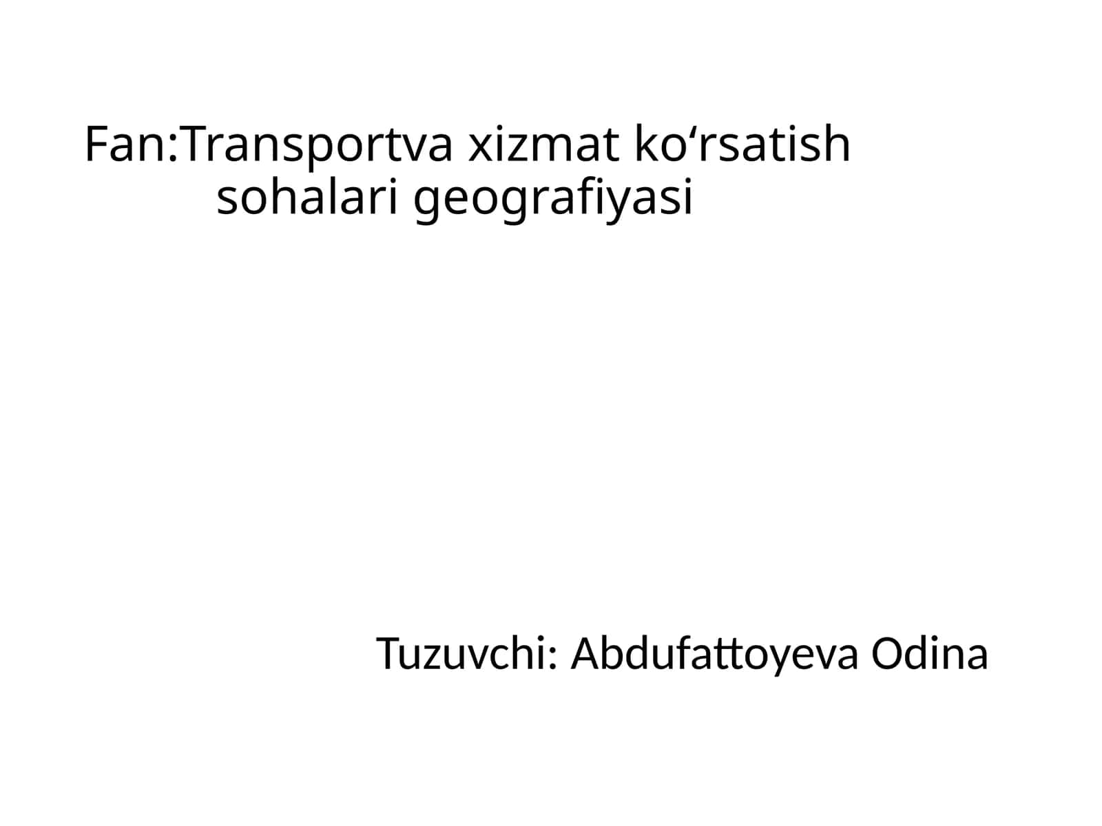 Temir yo‘l transporti rivojlanishining zamonaviy muammolari 1