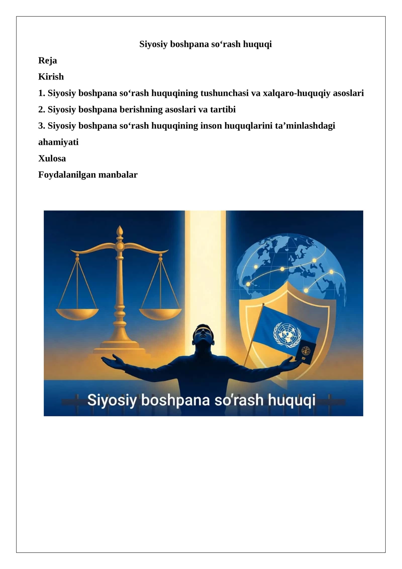 Siyosiy boshpana so‘rash huquqi 1