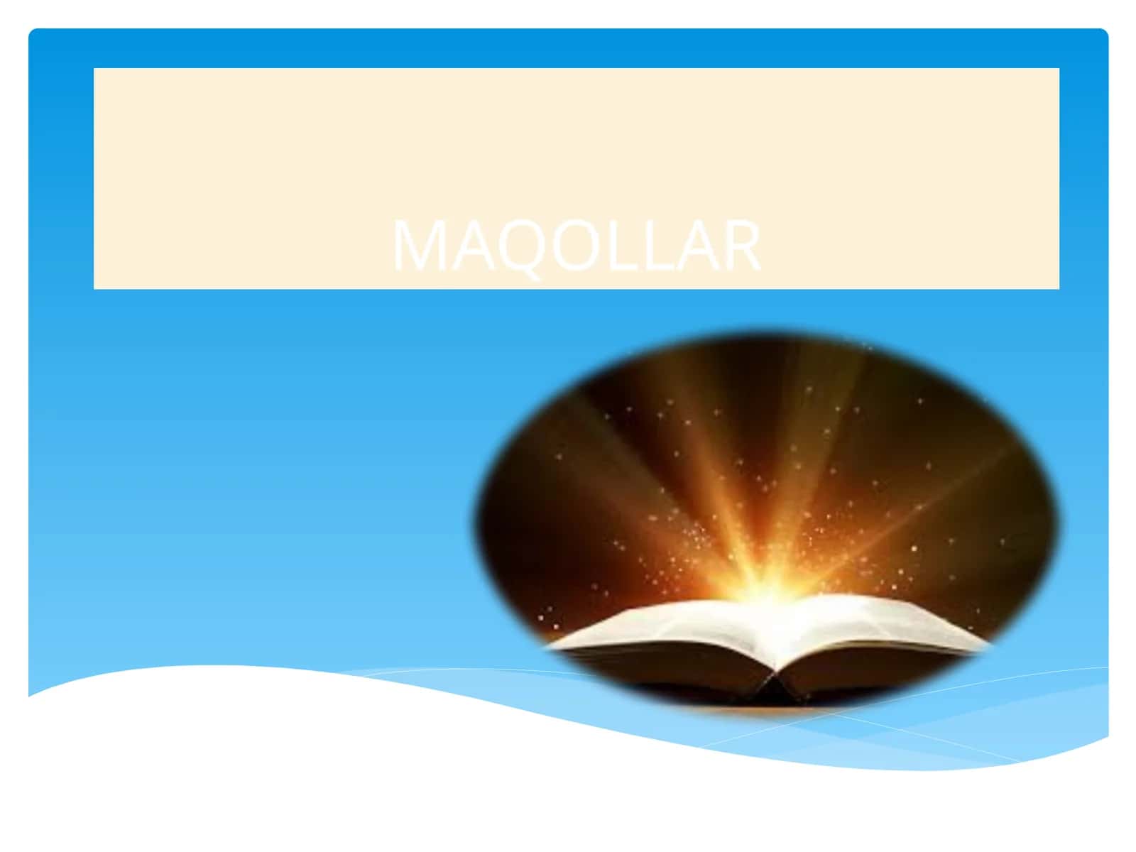 MAQOLLAR 1