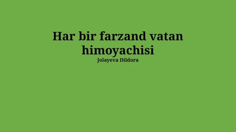 Harbiy-vatanparvarlik tarbiyasi 1