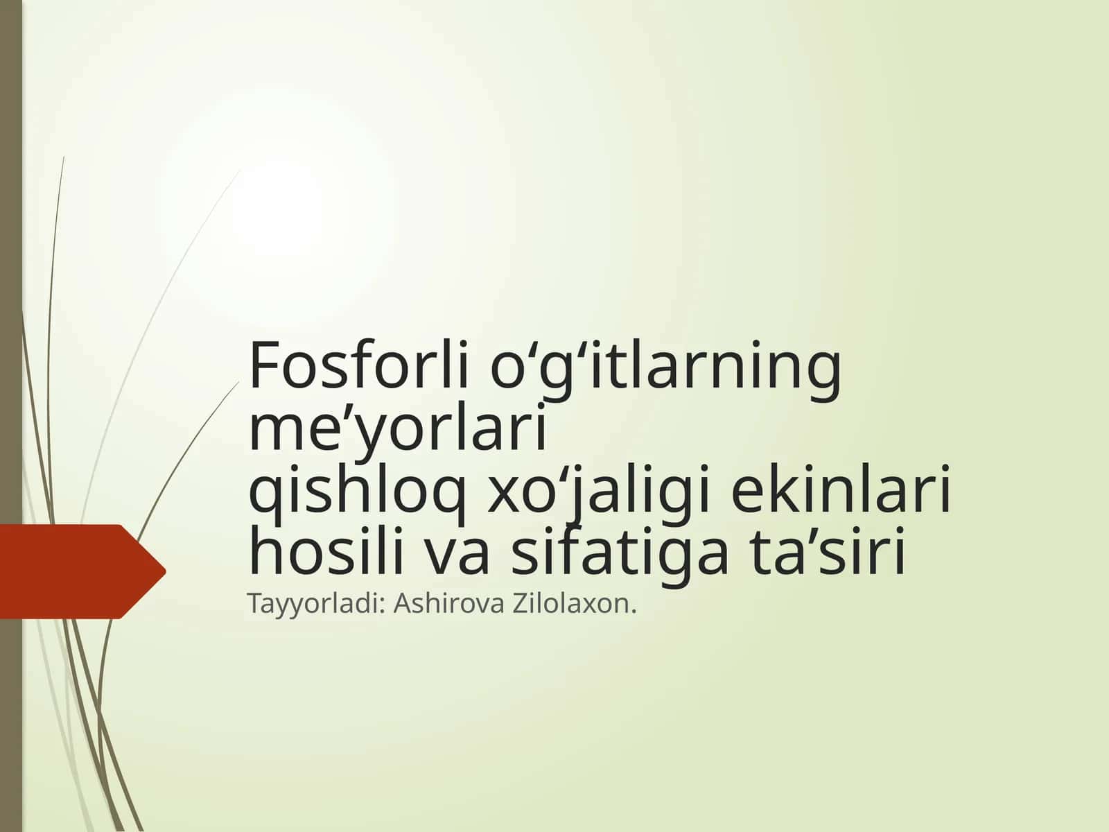 Fosforli o‘g‘itlarning me’yorlari 1