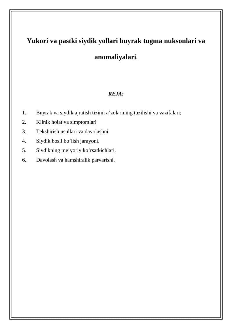 Umumiy siydik tahlili 1