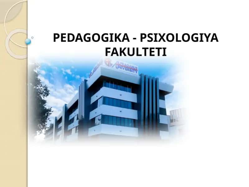 Psixologiya va psixologik xulosalar 1