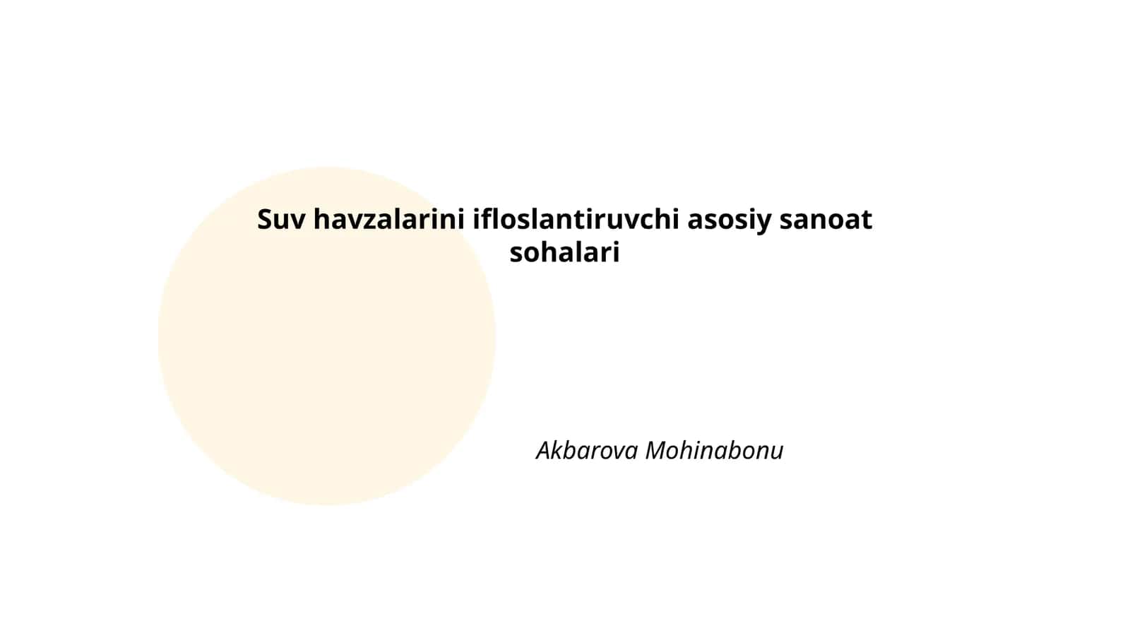 Kimyo sanoati 1