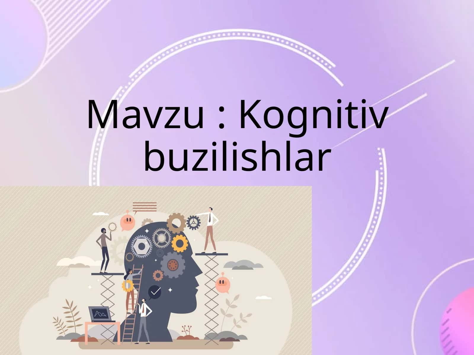 Kognitiv buzilishlar 1