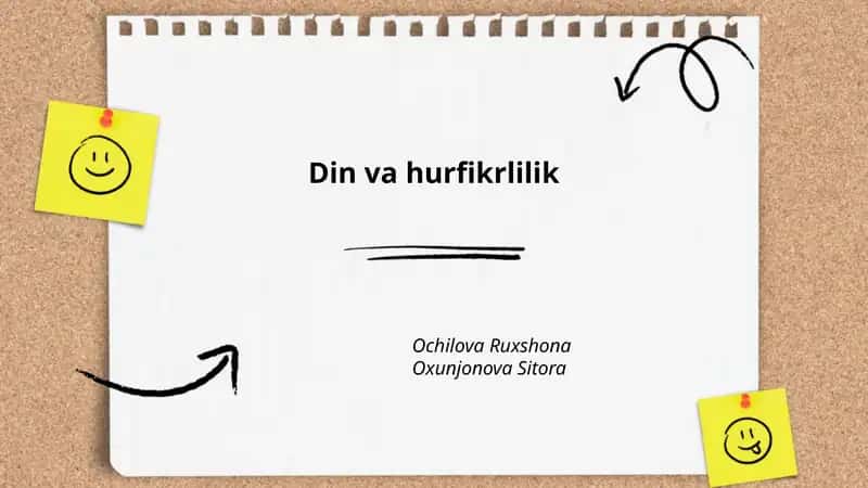 Din va hurfikrlilik 1