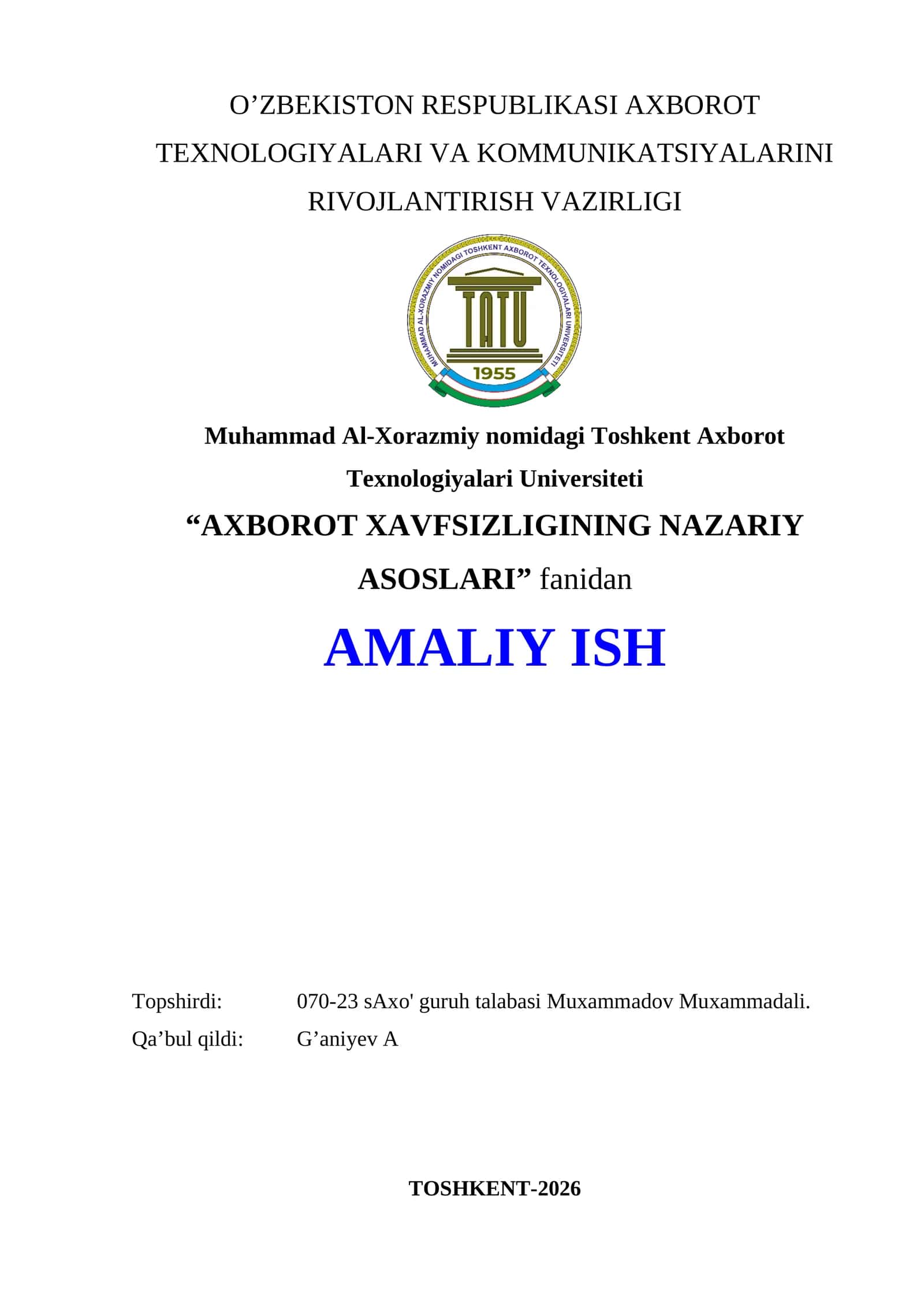 EFS fayl tizimi orqali ma’lumotlarni shifrlangan holda saqlash 1