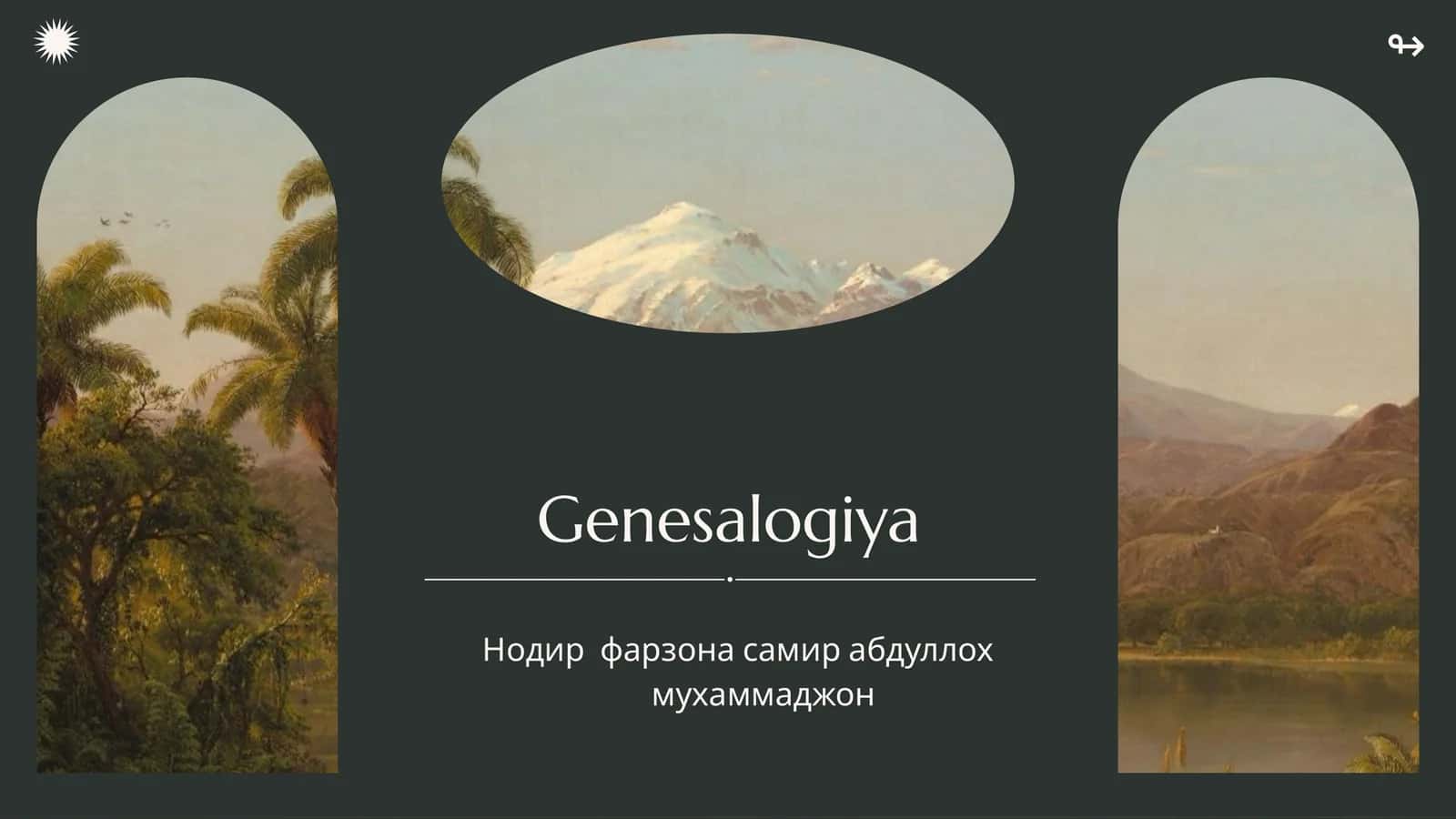Genesalogiya 1