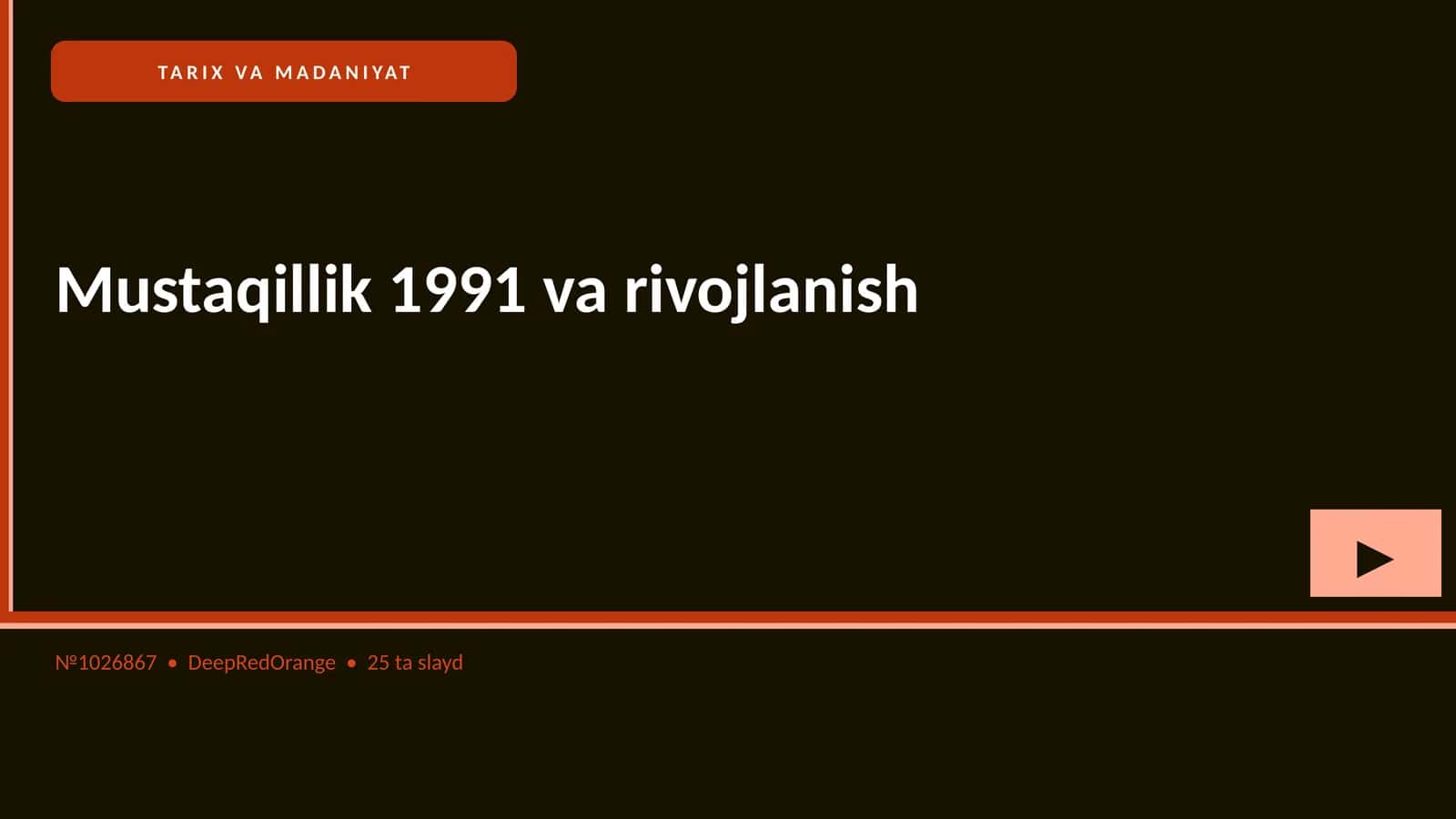 Mustaqillik 1991 va rivojlanish 1