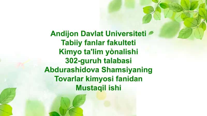 TIF TN tizimi 1