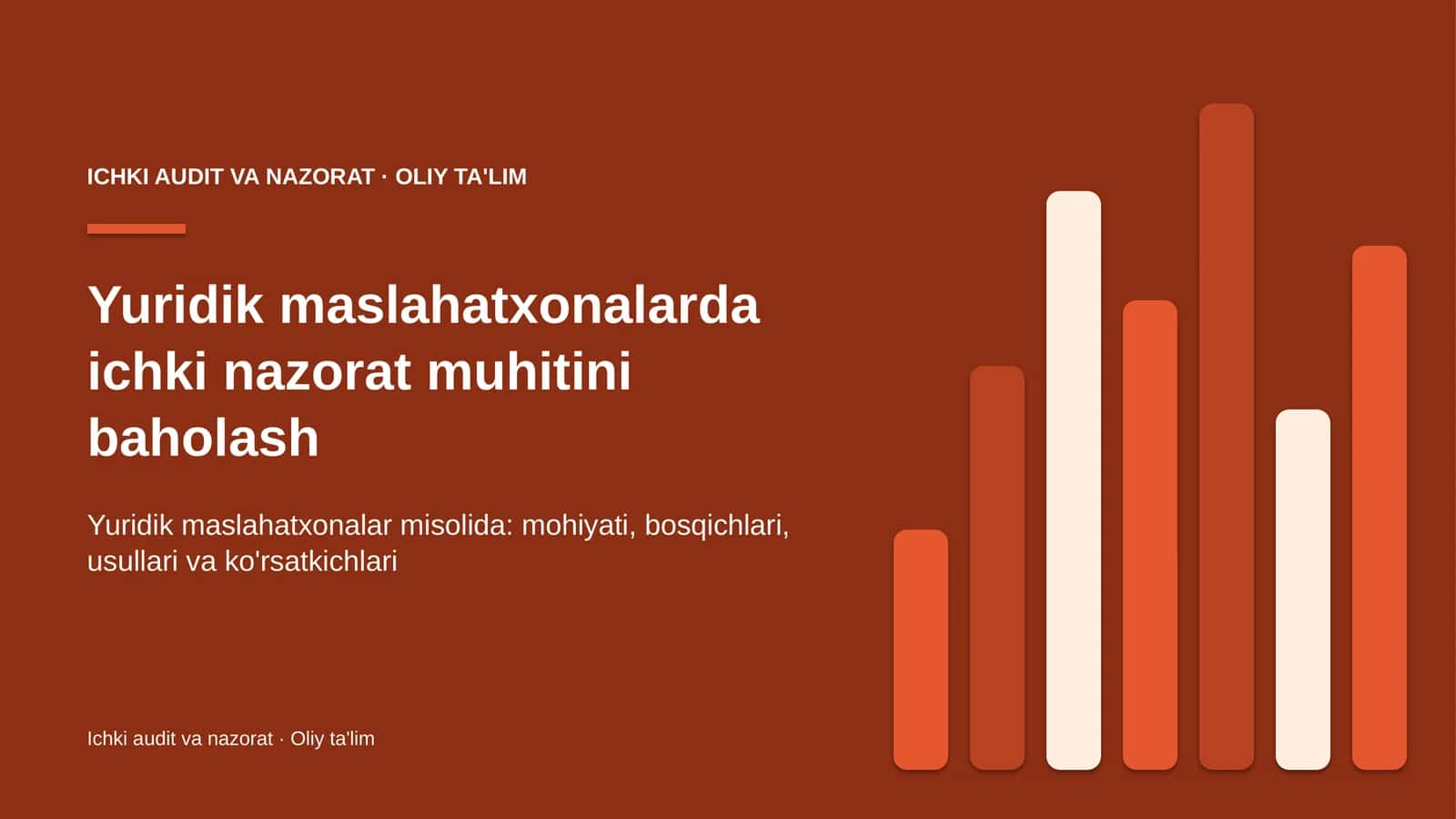 yuridik maslahatxonalarda ichki nazorat muhitini baholash 9784 1