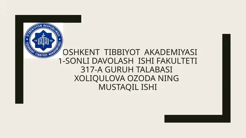 Yurak auskultatsiyasi 1