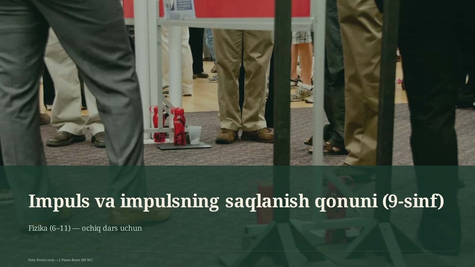 Impuls va impulsning saqlanish qonuni (9-sinf) 1