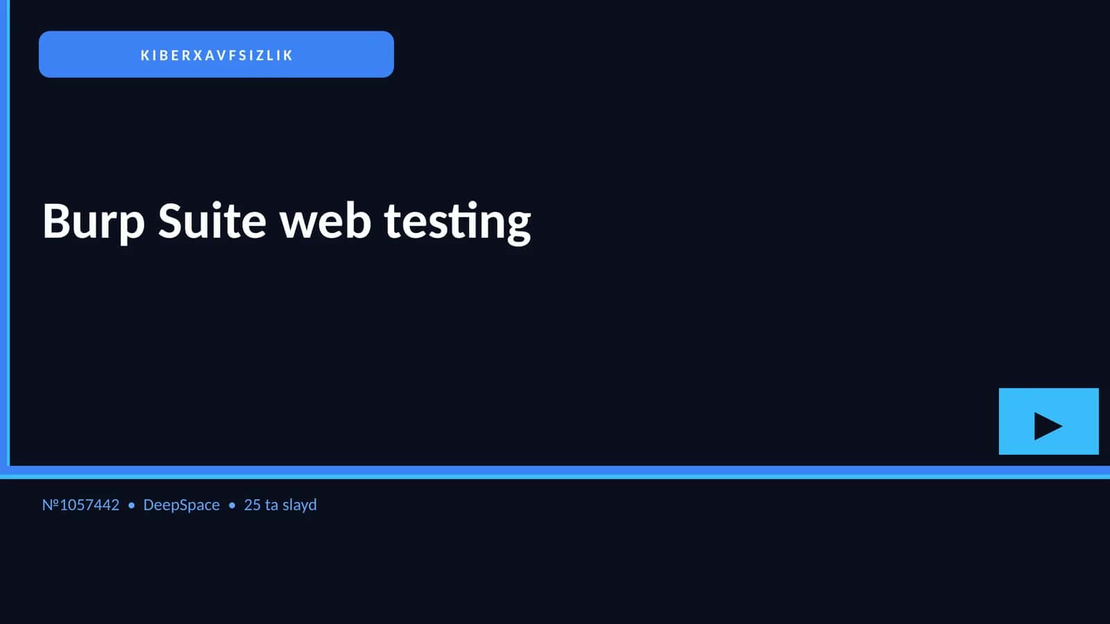 Burp Suite web testing 1