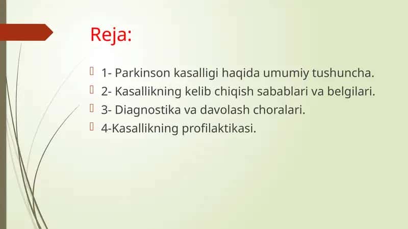 Parkinsonkasalligihaqidaumumiytushuncha 1