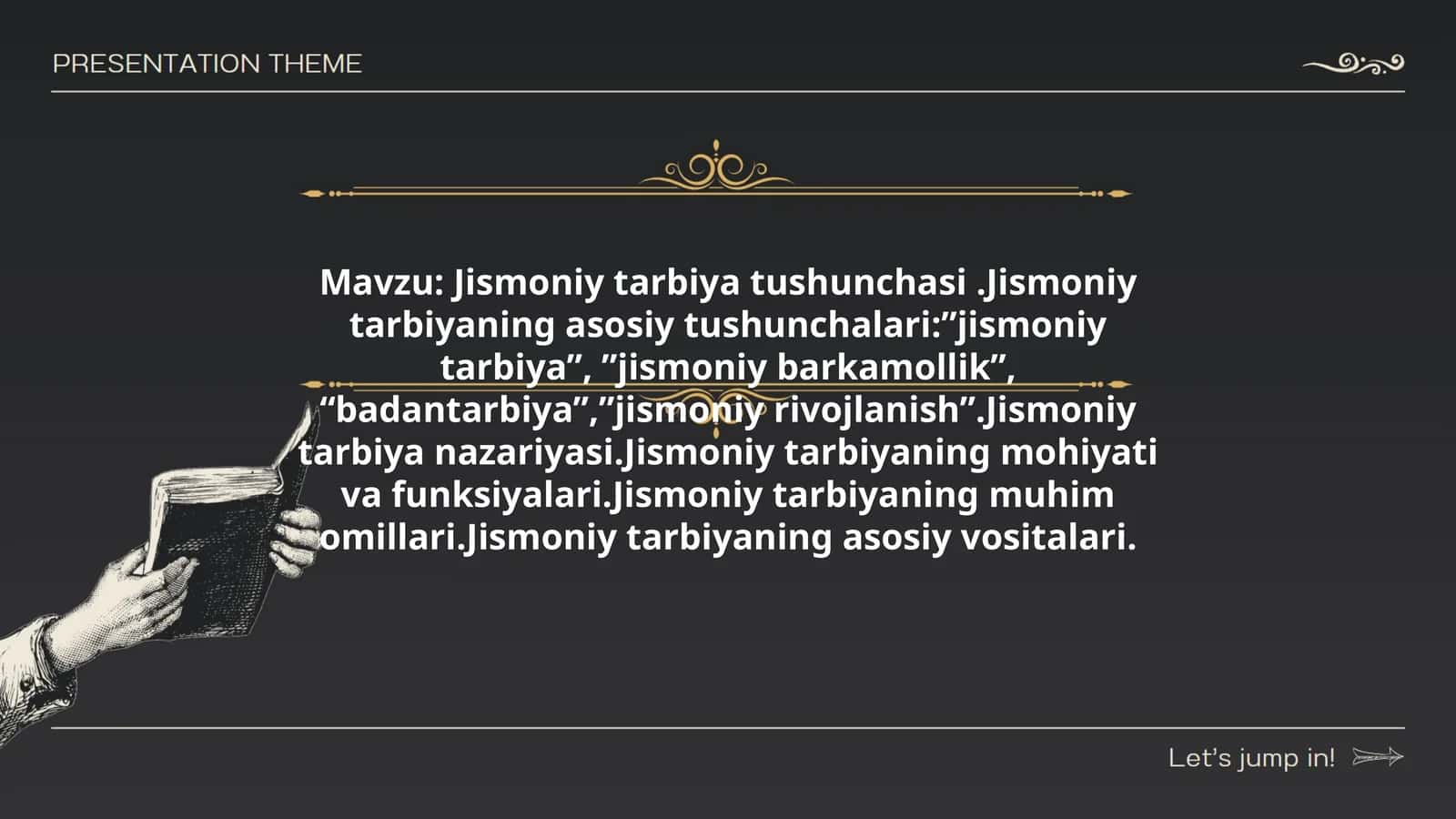 Jismoniy tarbiya tushunchasi 1